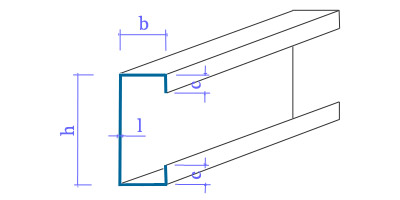 Caracteristici profile zincate C