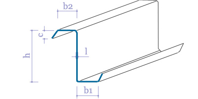 Caracteristici profile zincate C