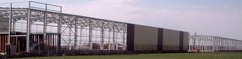 Hala industriala din profile metalice