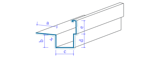 Caracteristici profile tinichigerie jgheab